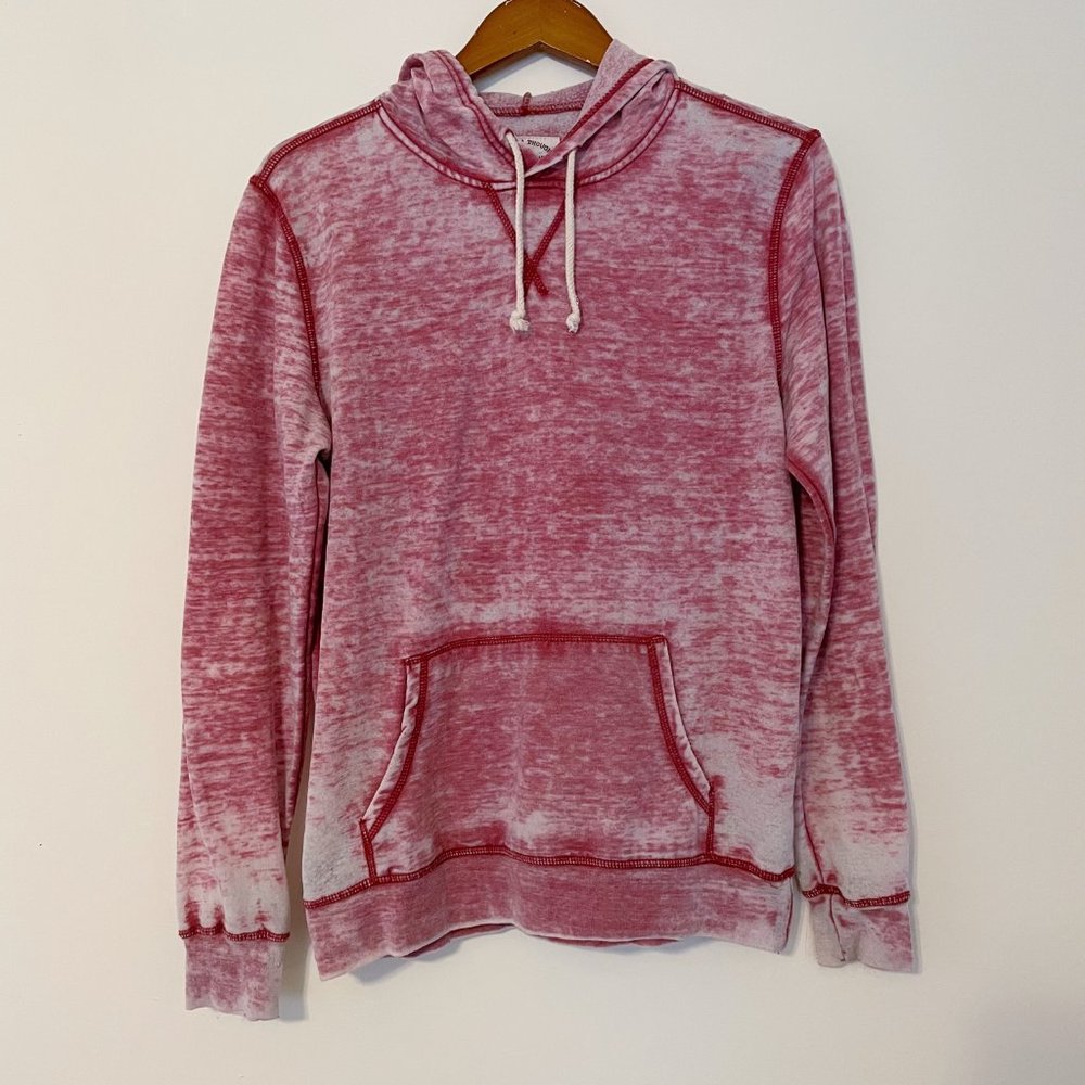 Thread 4 Thought Faded Red Lightweight Slim Hoodie